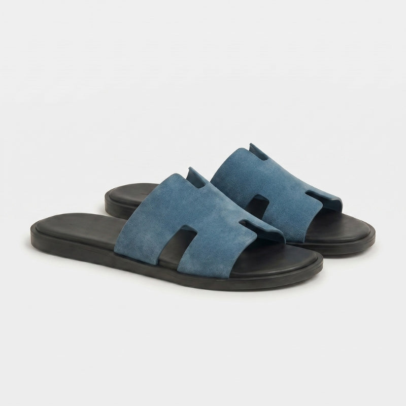 Amalfi Slide Suede Slate