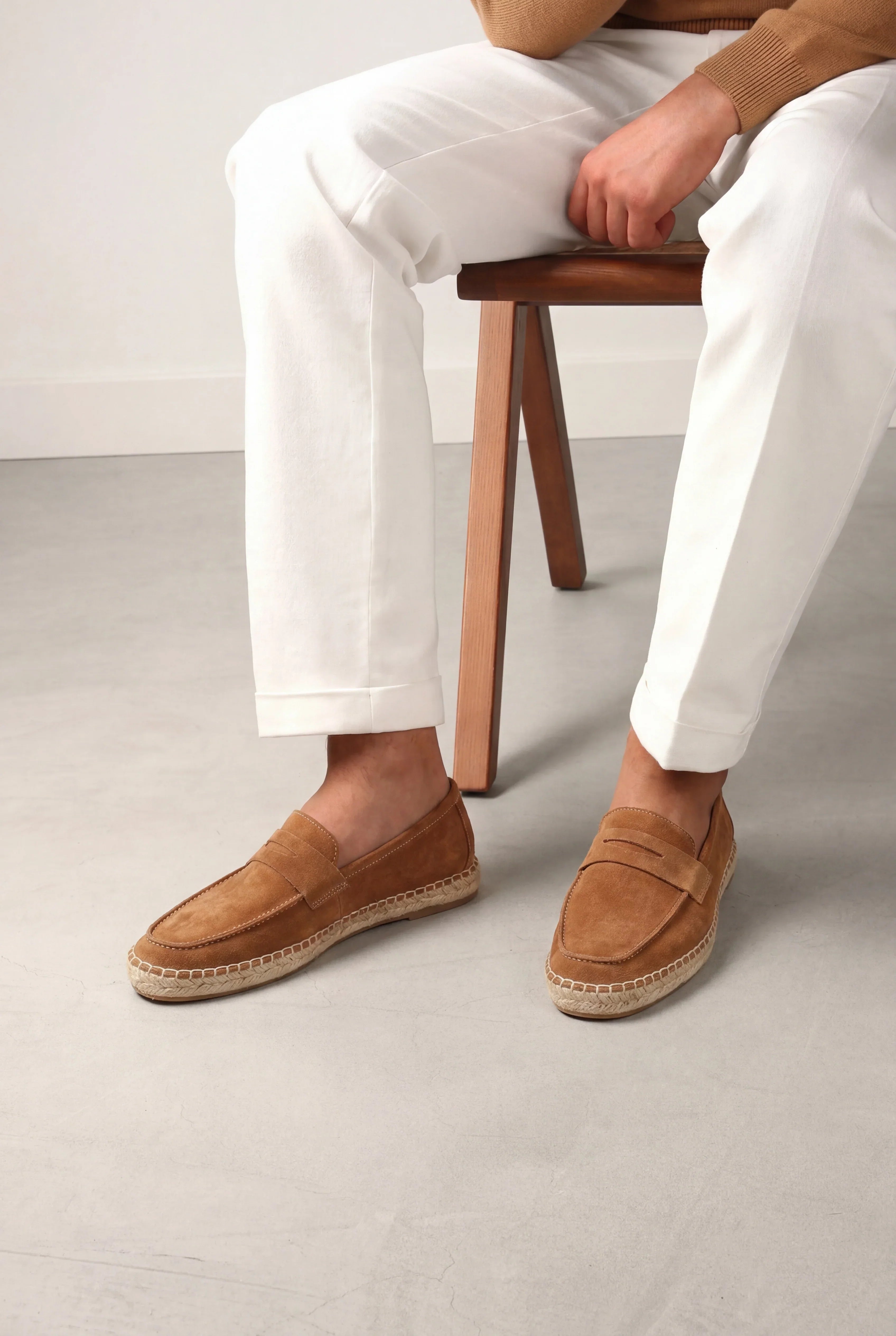 Suède Seaside Loafer Cognac