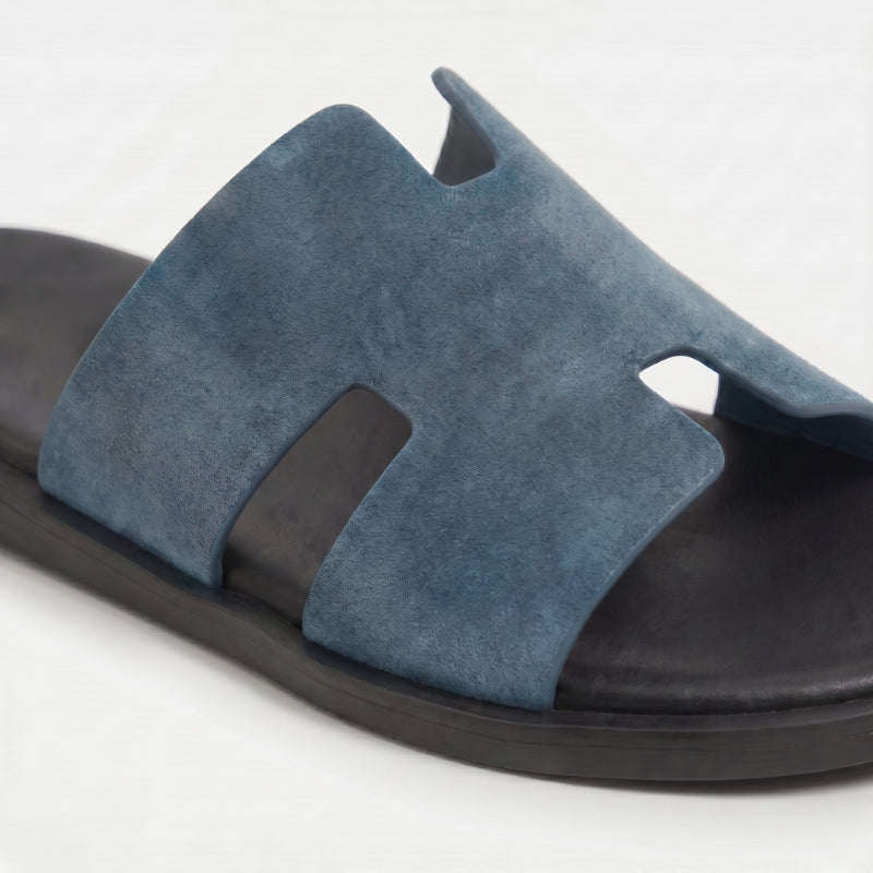 Amalfi Slide Suede Slate