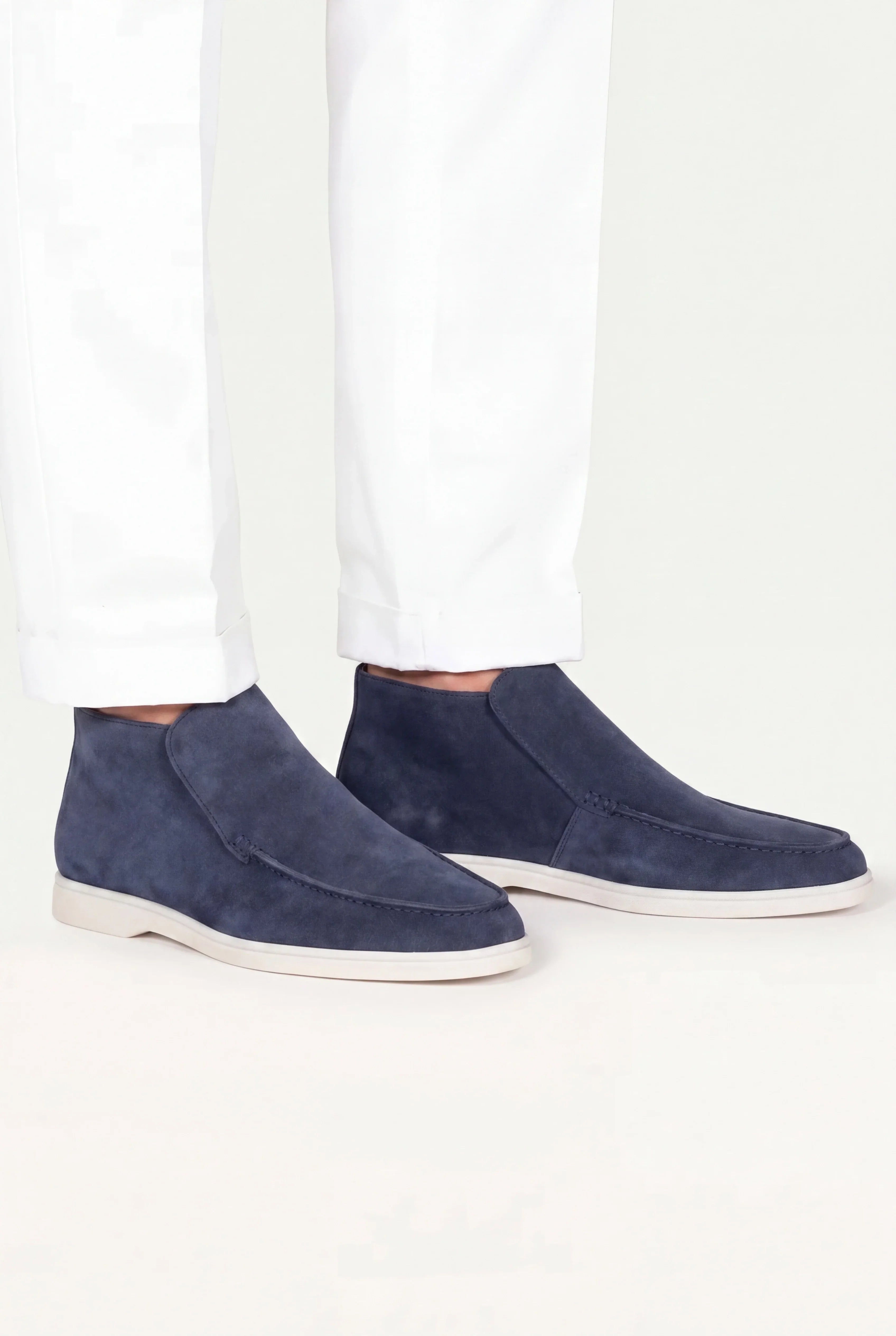 Navy City Loafers